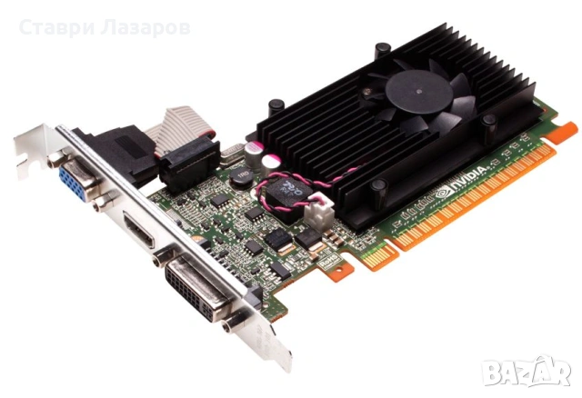Видеокарта GeForce GT 520 1GB DDR3 64Bit VGA HDMI DVI Fan LP