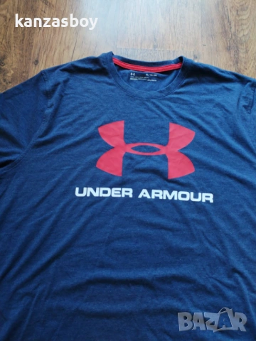 Under Armour - страхотна мъжка тениска КАТО НОВА XL, снимка 4 - Тениски - 54692786