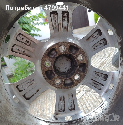 Джанти Opel OPC 5х110 17" 7J ET47, снимка 6 - Гуми и джанти - 54948061