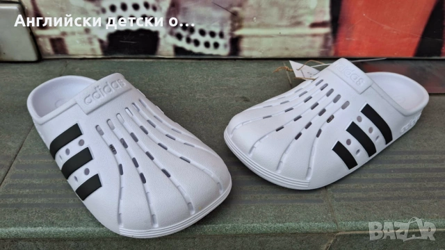 Английски детски оригинални чехли Adidas , снимка 3 - Детски сандали и чехли - 54379518