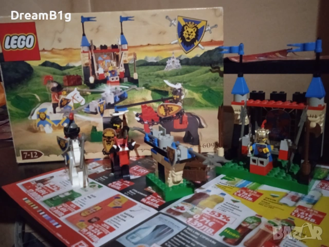 Lego 6095 Tour Joust като ново с оригинална кутия и упътване, снимка 8 - Конструктори - 54635865