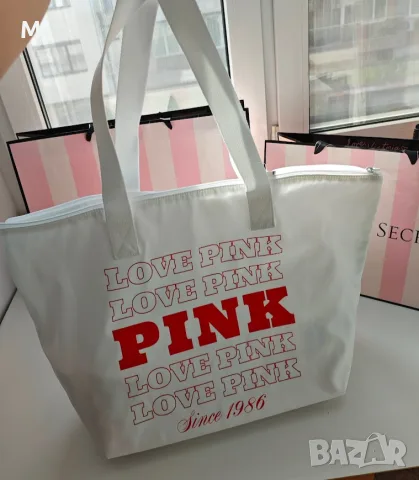 Victoria's Secret оригинална голяма плажна чанта, снимка 4 - Чанти - 55694192