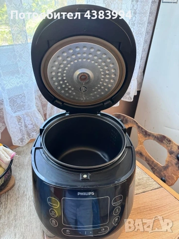 Мултикукър Philips HD4749/70 – отлично състояние, като нов!, снимка 2 - Мултикукъри - 54321139