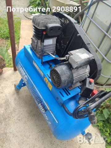 Компресор abac 100 l, снимка 4 - Компресори - 54396005