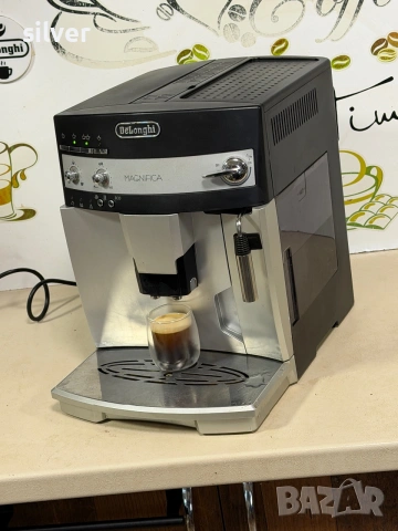 Кафемашина кафе автомат delonghi magnifica с гаранция, снимка 4 - Кафемашини - 54965403