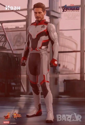 Хот Тойс / Hot Toys Tony Stark Team Suit MMS537, снимка 13 - Колекции - 55252876
