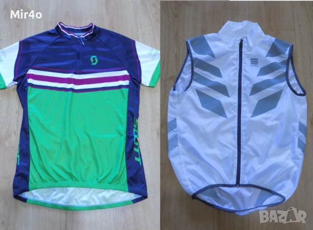 вело джърси scott/sportful елек тениска шосейно колоездене мъжко оригинал L