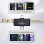 YEJATA Безжичен микрофон тип Lavalier – USB-C, шумопотискане, Plug & Play, снимка 5