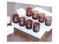 Комплект от 12 стъклени поставки за чаени свещи, снимка 3