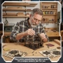 Нов Механичен 3D Дървен Пъзел 88 Части 6 Стоманени Топчета DIY Модел За Възрастни, снимка 5