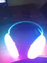 Геймърски без жични слушалки RGB светлини, снимка 6