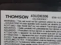 Thomson 43UD6306  40-MS86T1-MAB2HG  L12NW, снимка 2