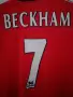 Manchester United Beckham Umbro 1998/1999/2000 оригинална тениска фланелка Бекъм Манчестър Юнайтед, снимка 4