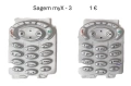 Клавиатура за Panasonic GD55,GD90,GD67,Sagem myX-1,myX-2,myX-3,Alcatel,Philips Genny,Savvy,688,628,D, снимка 7