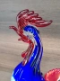 Murano Italy   Glass Cockerel “Французинът” елегантен, грандиозен и великолепен петел , снимка 2