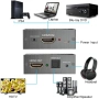 AMANKA HDMI аудио екстрактор, HDMI оптичен конвертор 4Kx2K HDMI аудио екстрактор за PS3 Xbox HD DVD , снимка 6