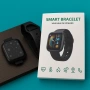 Смарт часовник smart bracelet пулс , крачки работи с всички телефони, снимка 1