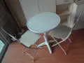 Градински или балконски комплект - маса + 2 стола, снимка 6