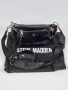 Нова дамска чанта Steve Madden MAXIMA Black Croc с портмоне, снимка 1