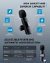 Микрофон за iOS/Android, Мини микрофон Plug & Play, Безжичен Лавалиер микрофон за YouTube/Facebook с, снимка 4