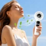 Ръчен турбо вентилатор с LED дисплей – Силен въздушен поток във всеки момент, снимка 3