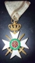 Орден за храброст 1941 Цар Борис III  III степен II клас , снимка 1