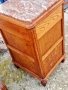 Антикварно шкафче с мраморен плот , снимка 10
