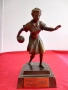 Кралица Ингрид 1968г. Бронзова Статуетка , Пластика , Фигура, снимка 1