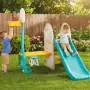 Детски мултифункционален парк за игра 4 в 1 с пързалка Mercado Trade, Цветен, снимка 1