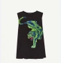 ZARA Нова дълга тениска тигър овърсайз, снимка 4