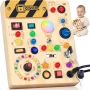 Интерактивна Монтесори дъска (Busy Boards) с LED светлини, снимка 6