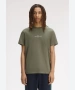 Оригинална мъжка тениска Fred Perry Central Logo Tee размер М, снимка 1