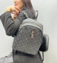 Louis Vuitton Дамска Черна Кожена Раница Код malkite-AK 31610, снимка 1