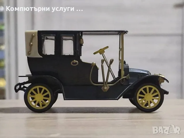 Praga Charon Faeton 1907 - мащаб 1:36 пластмасов модел на IGRA Чехословакия 80-те години на XX век, снимка 5 - Колекции - 55568094