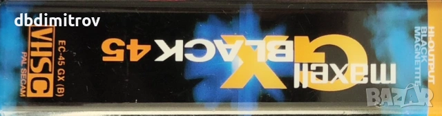 Продавам VHSC касета Maxell Black 45, снимка 3 - Чанти, стативи, аксесоари - 54313122
