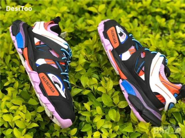 Balenciaga Track Sneaker "Black/Orange/Multicolor" , снимка 6 - Маратонки - 54359020