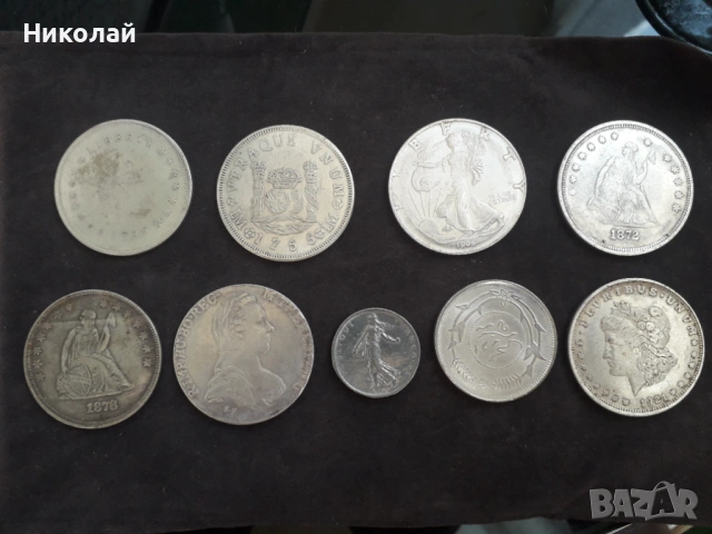 лот от 9 броя големи монети - РЕПЛИКИ!, снимка 3 - Нумизматика и бонистика - 52258298