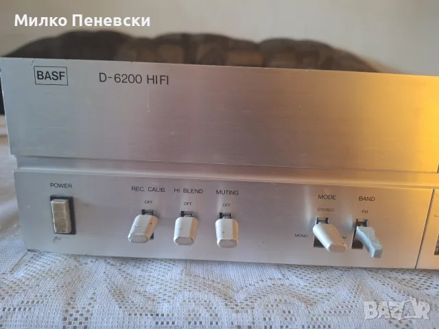 BASF D 6200 HIFI VINTAGE STEREO TUNER.MADE IN WEST GERMANY.BAUYAHRE-1979.NEUE PRISE -798 DM., снимка 2 - Ресийвъри, усилватели, смесителни пултове - 55685386