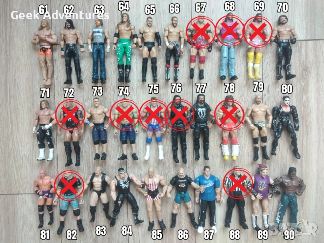 WWE Кечисти Екшън Фигурки Кеч Аксесоари Играчки Картички John Cena 1/3, снимка 4 - Колекции - 47660667