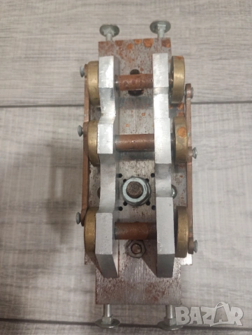 Ръчно изработен Локомотив приблизително 2,5 кг, снимка 4 - Антикварни и старинни предмети - 54239580