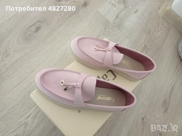 Чисто нови розови мокасини, снимка 3 - Дамски ежедневни обувки - 54547904