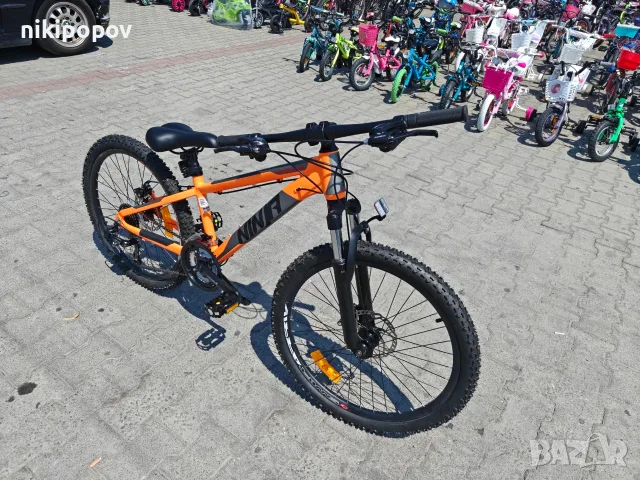 BG Алуминиев велосипед 24" NINJA оранжев, снимка 4 - Велосипеди - 55439624