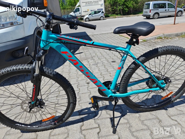 BG Алуминиев велосипед 27.5" EGBERT син, снимка 8 - Велосипеди - 54335033