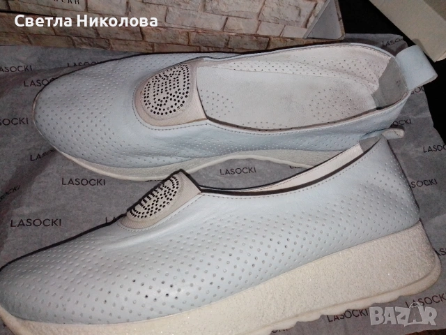 Естествена кожа , снимка 2 - Дамски ежедневни обувки - 54509468