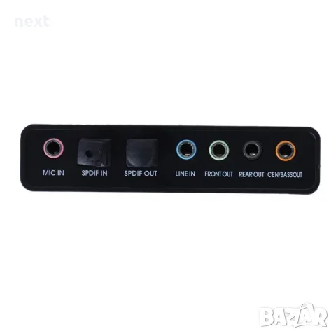 5.1 оптична USB звукова карта (външна) S/PDIF вход и изход + Гаранция, снимка 4 - Кабели и адаптери - 27413500