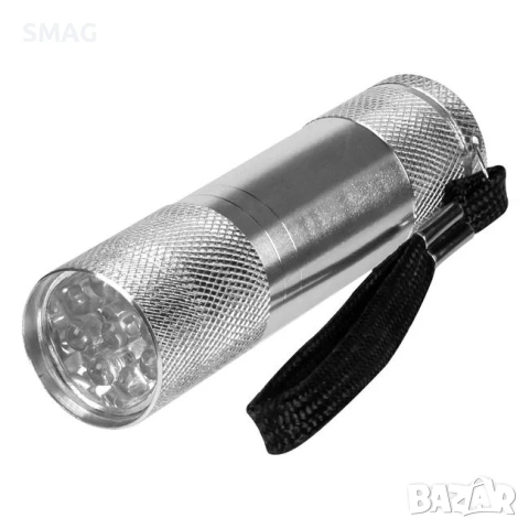 Мини алуминиев фенер с 9 LED 8.6 см_1174484