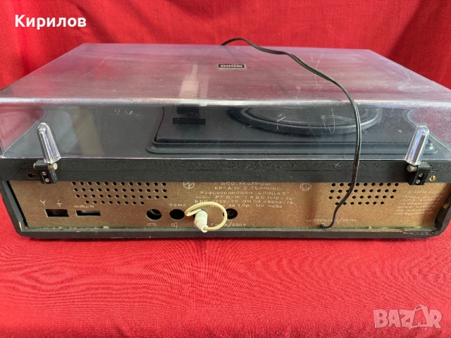 Радиограмофон “Елица 3”., снимка 6 - Антикварни и старинни предмети - 54566637