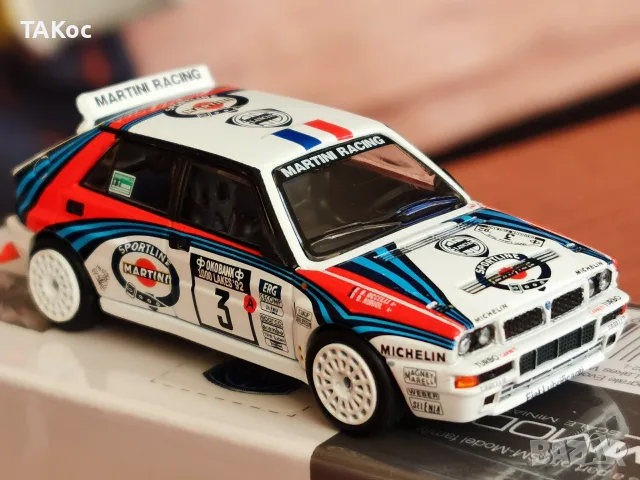 Mini GT 1:64 #322 Lancia Delta Integrale, снимка 4 - Колекции - 55506286