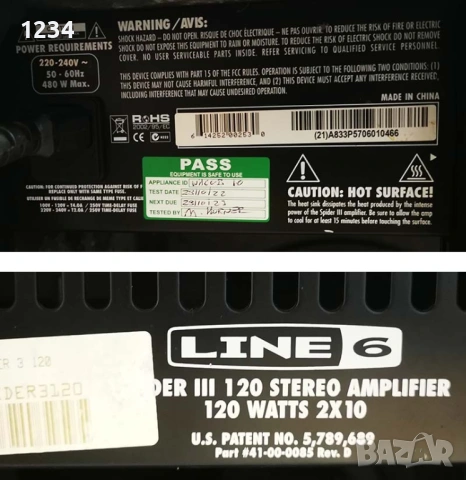 Усилвател за китара кубе Line 6 Spider III 120 вата и FBV4 суич педал, снимка 10 - Ресийвъри, усилватели, смесителни пултове - 54875774