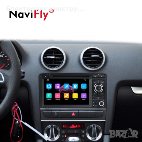 7″ Android мултимедия AW за Audi A3 / S3 / RS3 (2002–2012) Копчета вдясно, снимка 4 - Аксесоари и консумативи - 53958644